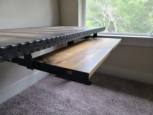 Clearance Sale! Custom Large Keyboard Tray made with Reclaimed Distressed Wood