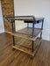 Clearance Sale! Industrial Kitchen Island with Casters, Drawer and Handle