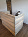 Solid Wood Reception Desk