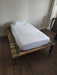 Clearance Sale! Rustic Platform Bed Reclaimed Distressed Solid Wood and Steel
