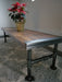 Reclaimed Distressed Custom Industrial Bench, Sofa Table. Hallway Table, wood, Iron Pipe legs, Lots of Character.