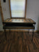 Lightly Tortured Standing Desk with Electric Stand