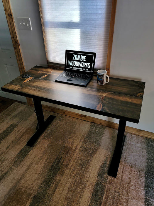 Sit Stand Desk with Electric Stand