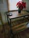 Rustic Industrial Dining Table with Heavy Duty Pipe Legs