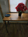 Rustic Industrial Dining Table with Heavy Duty Pipe Legs