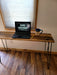 Reclaimed Distressed Simple Desk with Hairpin Legs